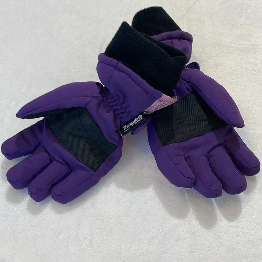 JOE BOXER 3 M THINSULATE GIRLS GLOVES , SMALL , PURPLE